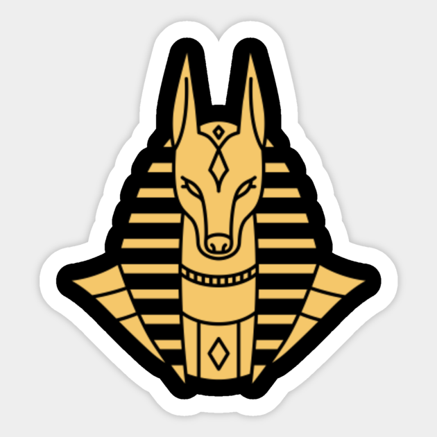 Anubis Egyptian God Anubis Sticker Teepublic